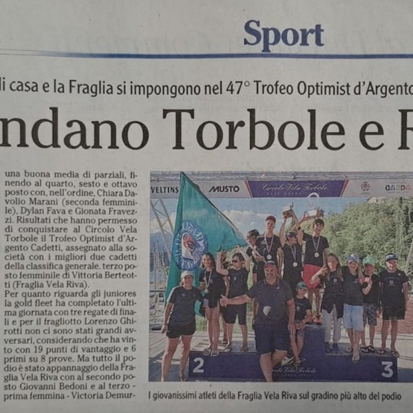 CIRCOLO VELA TORBOLE - 47° EDIZIONE OPTIMIST D'ARGENTO